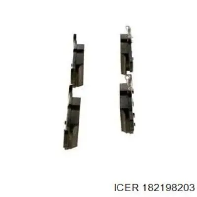 Sapatas do freio traseiras de disco Icer 182198203 preço, a partir de 26,57 USD