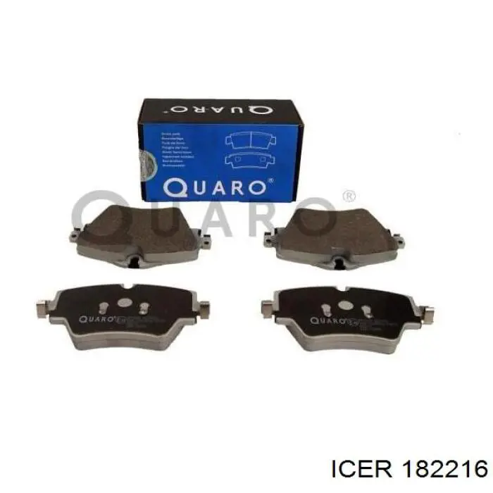 Compre 182216 Icer Sapatas do freio dianteiras de disco