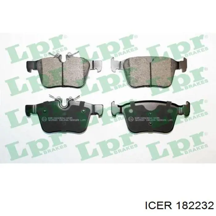 Sapatas do freio traseiras de disco Icer 182232 preço, a partir de 26,74 USD