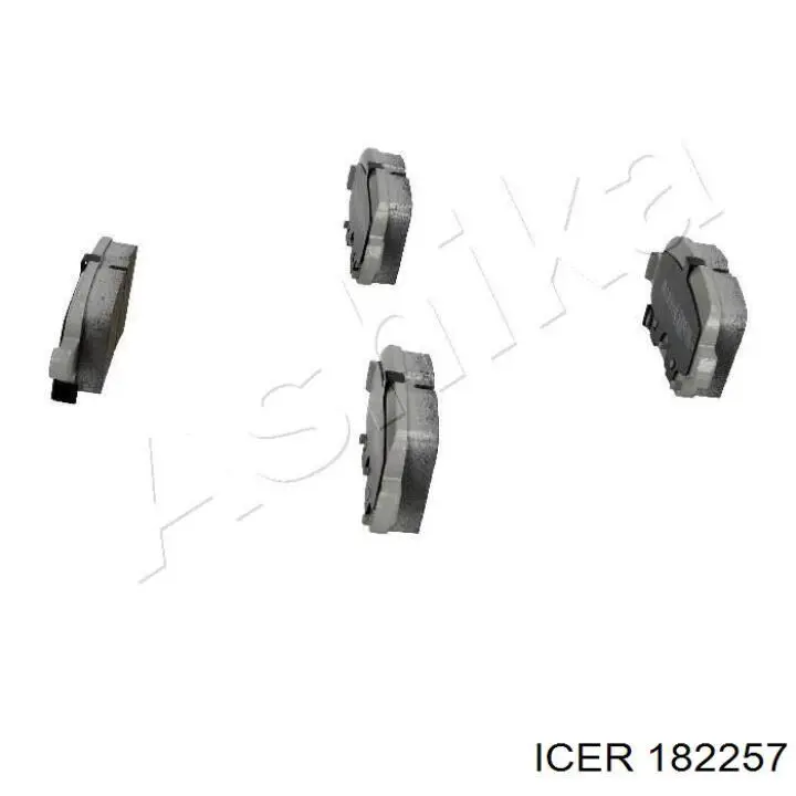 Sapatas do freio traseiras de disco Icer 182257 preço, a partir de 28,93 USD