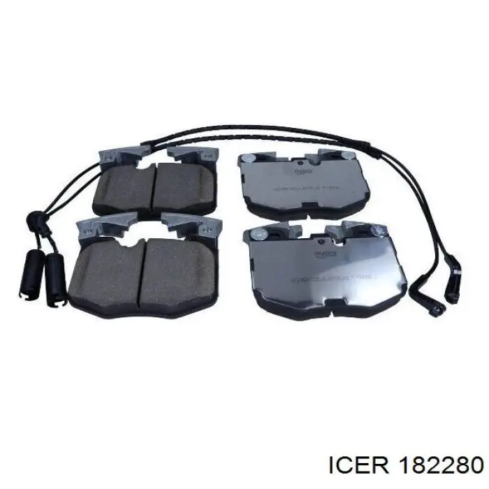 Sapatas do freio dianteiras de disco Icer 182280 preço, a partir de 64,04 USD