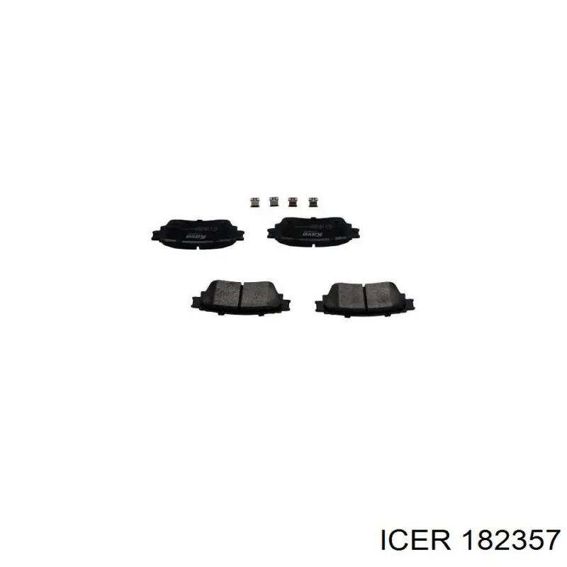 Sapatas do freio traseiras de disco Icer 182357 preço, a partir de 27,61 USD
