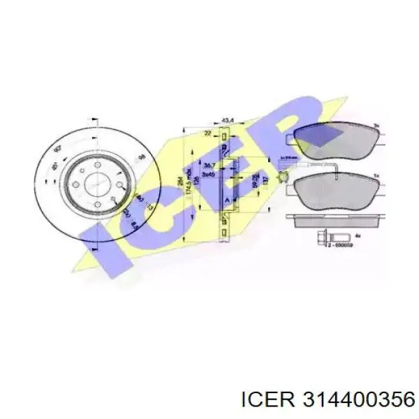 DP23021 Brembo Disco do freio dianteiro