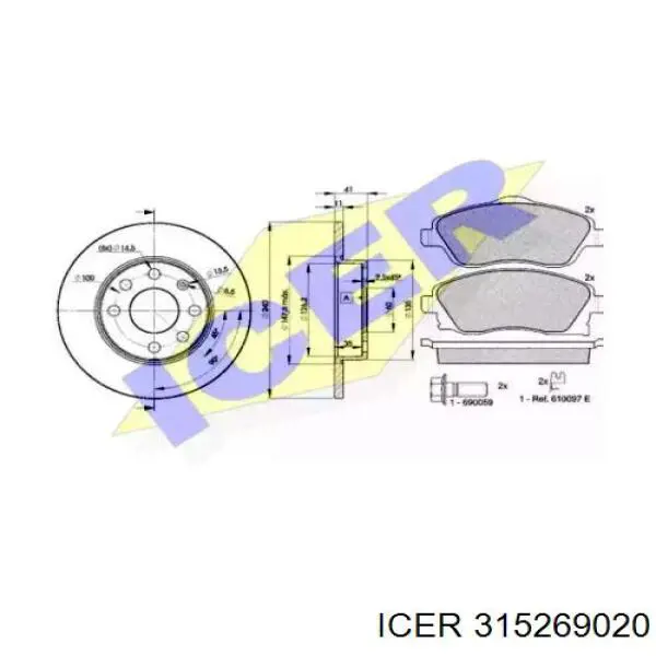DP59018 Brembo Disco do freio dianteiro