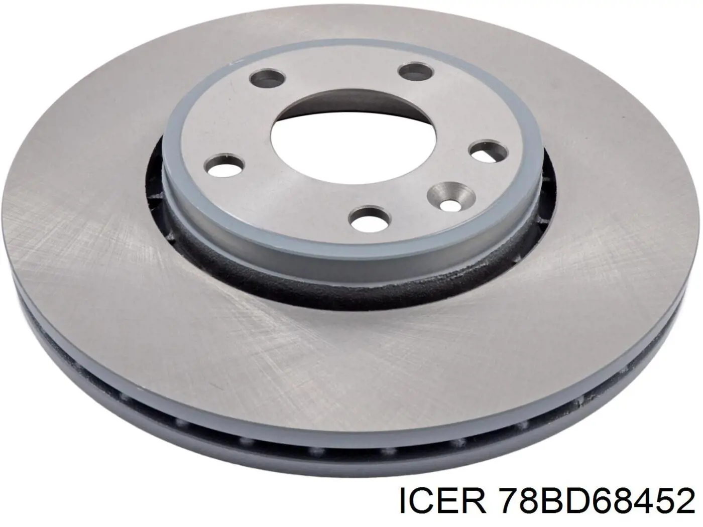 Disco do freio dianteiro Icer 78BD68452