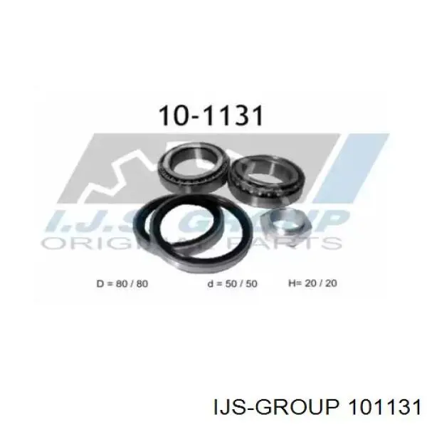101131 IJS Group Rolamento de cubo dianteiro