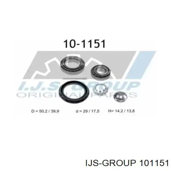 Rolamento de cubo traseiro IJS Group 101151 preço, a partir de 11,23 USD