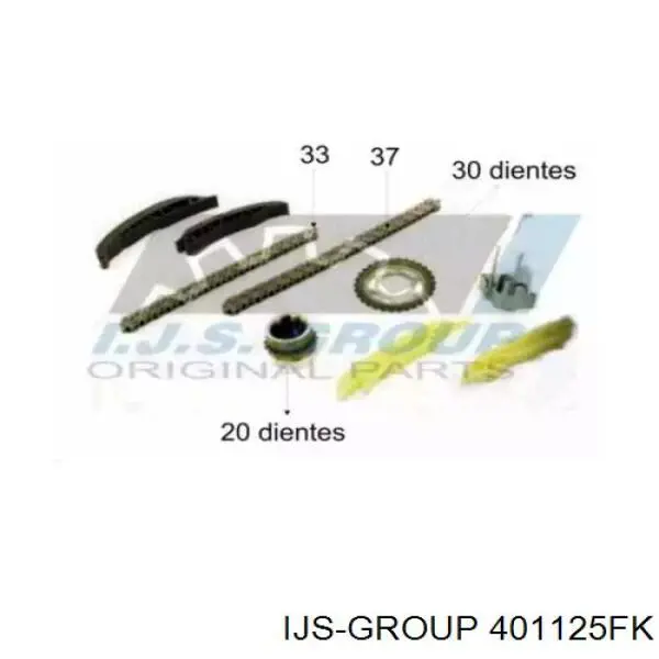 401125FK IJS Group Cadeia do mecanismo de distribuição de gás, kit