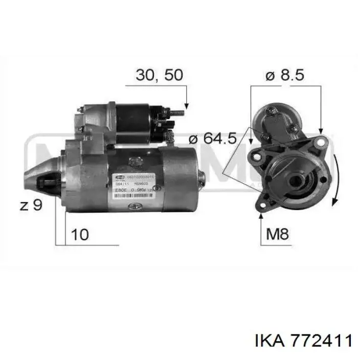 Compre 72350745 Profit Porta-escovas do motor de arranco