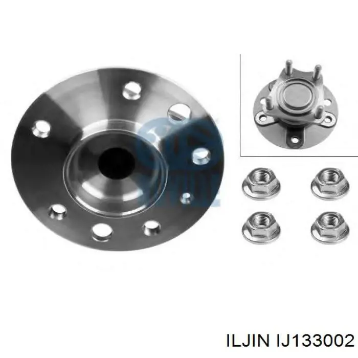 Cubo traseiro IJ133002 Iljin