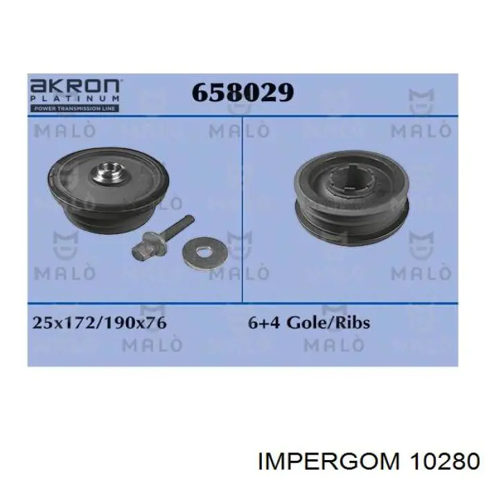 Compre 10280 Impergom Polia de cambota