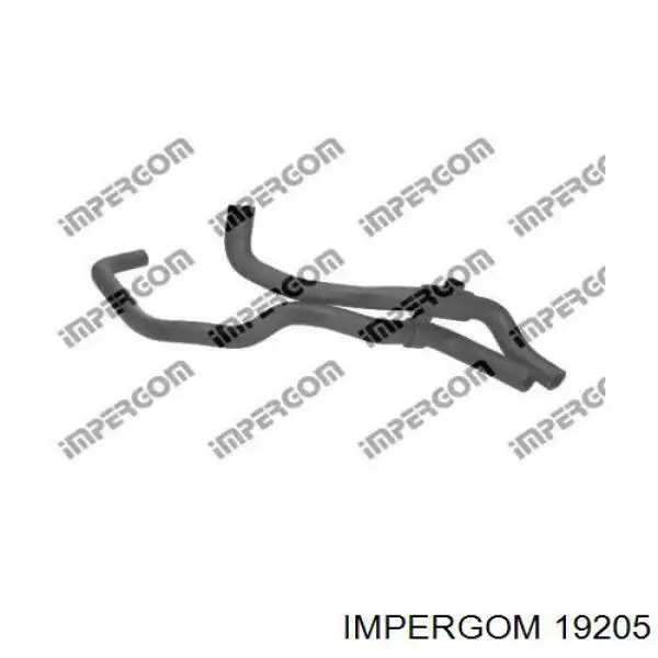 Mangueira do radiador de aquecedor (de forno), dupla 51761737 Fiat/Alfa/Lancia