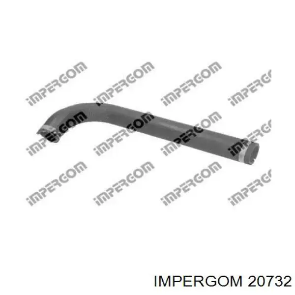 Mangueira (cano derivado) do sistema de esfriamento 1302792080 Fiat/Alfa/Lancia