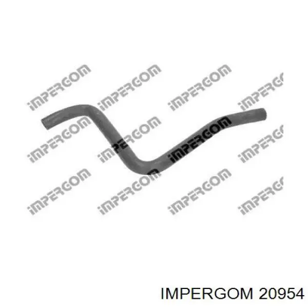 20954 Impergom Mangueira do radiador de aquecedor (de forno), linha de combustível de retorno