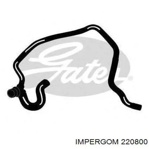 Mangueira (cano derivado) do radiador de esfriamento superior Impergom 220800 preço, a partir de 13,30 USD