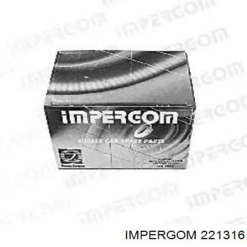 Compre 221316 Impergom Mangueira (cano derivado) do radiador de esfriamento superior