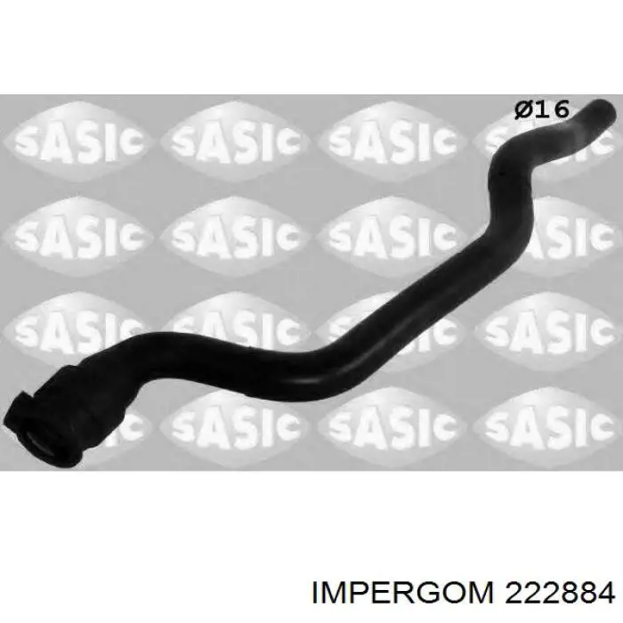 Compre 6466X4 Peugeot/Citroen Mangueira do radiador de aquecedor (de forno), fornecimento