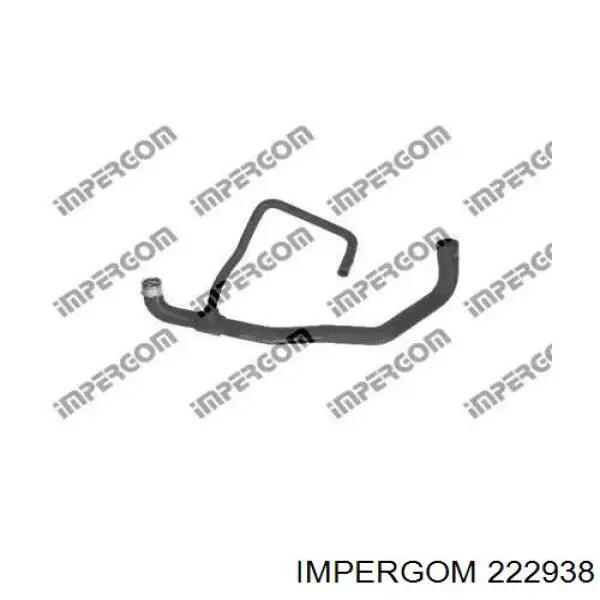 222938 Impergom Mangueira (cano derivado) inferior do radiador de esfriamento