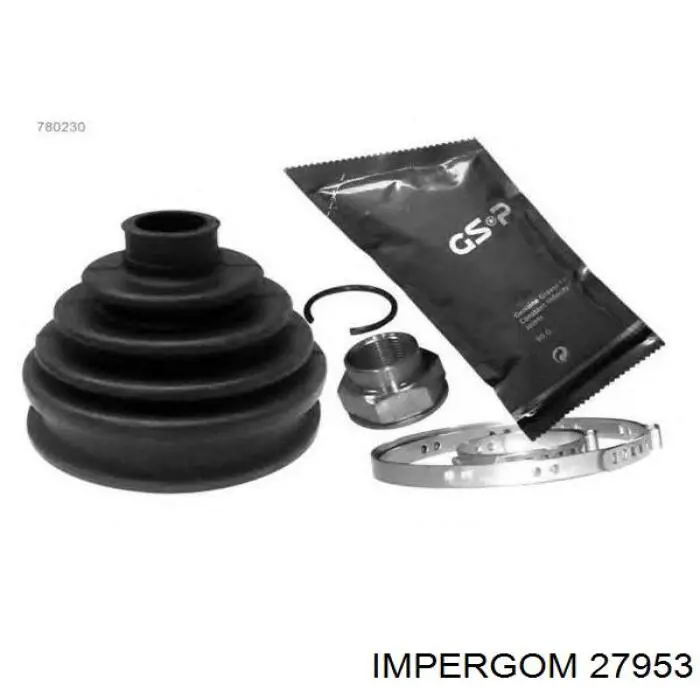 Compre 27953 Impergom Bota de proteção externa de junta homocinética do semieixo dianteiro