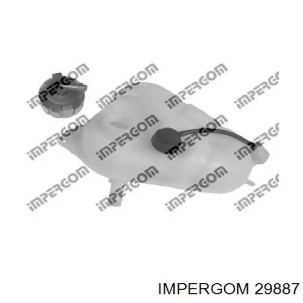 29887 Impergom Tanque de expansão do sistema de esfriamento