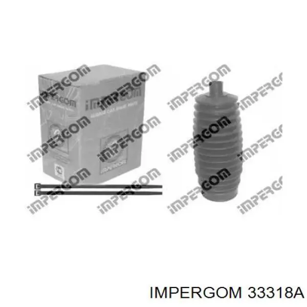 11136 Metalcaucho Bota de proteção do mecanismo de direção (de cremalheira)