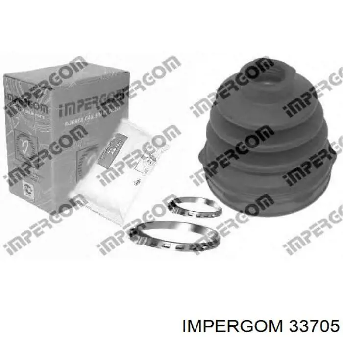 Compre 33705 Impergom Bota de proteção externa de junta homocinética do semieixo dianteiro