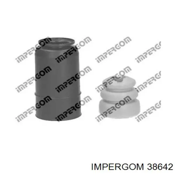 Pára-choque (grade de proteção) de amortecedor traseiro + bota de proteção Metalcaucho 42043 preço, a partir de 11,78 USD
