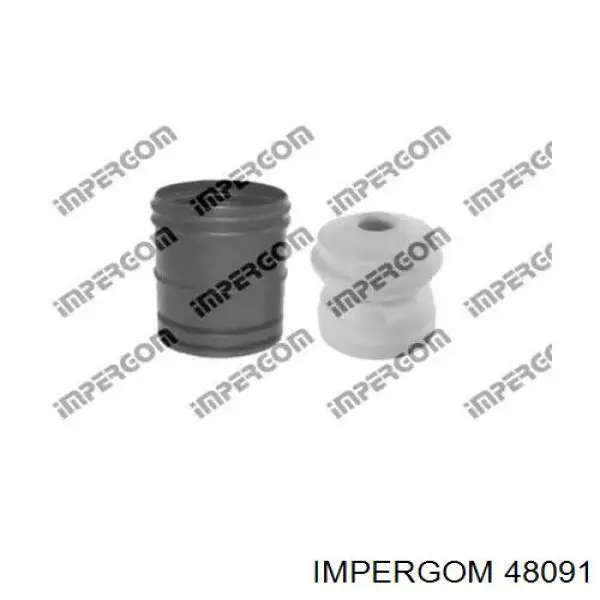 Pára-choque (grade de proteção) de amortecedor traseiro + bota de proteção Impergom 50189 preço, a partir de 35,47 USD