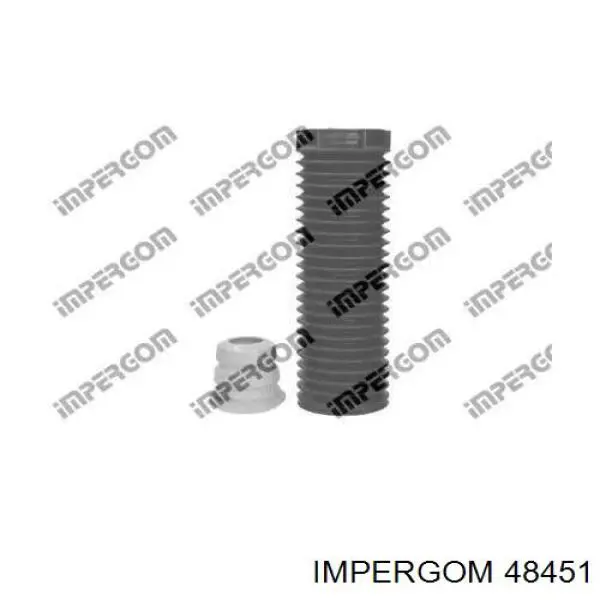 Compre 50990 Impergom Pára-choque (grade de proteção) de amortecedor traseiro