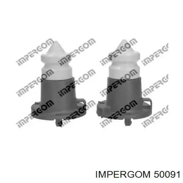 50091 Impergom Pára-choque (grade de proteção) de amortecedor traseiro + bota de proteção
