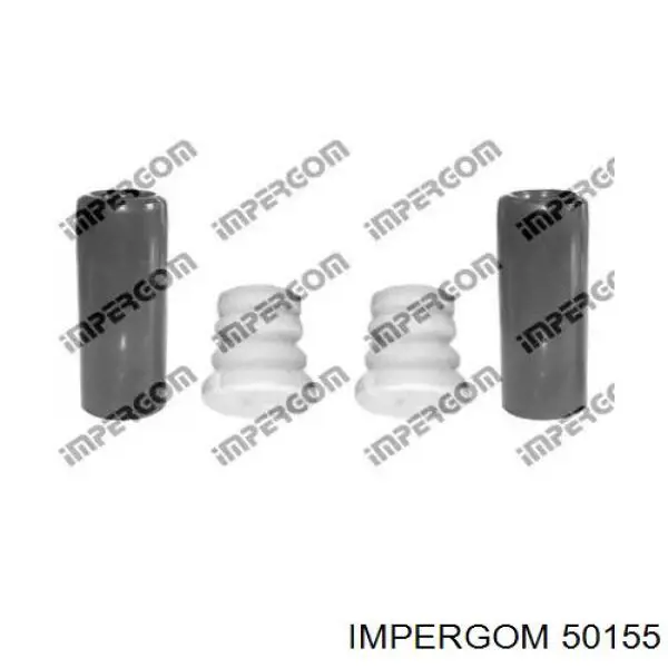 50155 Impergom Pára-choque (grade de proteção) de amortecedor traseiro + bota de proteção
