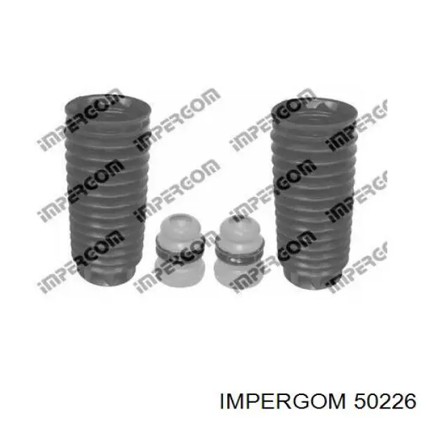 50226 Impergom Pára-choque (grade de proteção) de amortecedor dianteiro + bota de proteção