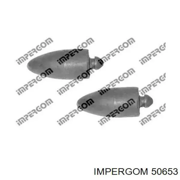 Pára-choque (grade de proteção) de amortecedor traseiro + bota de proteção para Fiat Ducato I 290