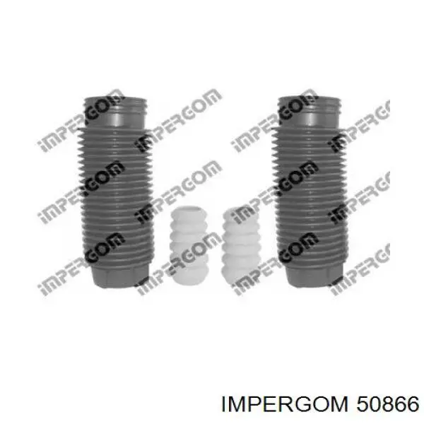 50866 Impergom Pára-choque (grade de proteção) de amortecedor traseiro + bota de proteção