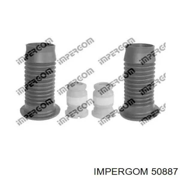 Compre 50887 Impergom Pára-choque (grade de proteção) de amortecedor dianteiro + bota de proteção