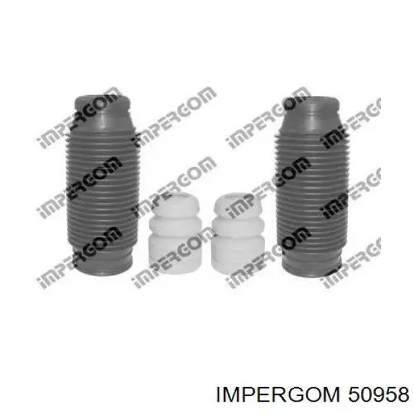Compre 50958 Impergom Pára-choque (grade de proteção) de amortecedor traseiro + bota de proteção