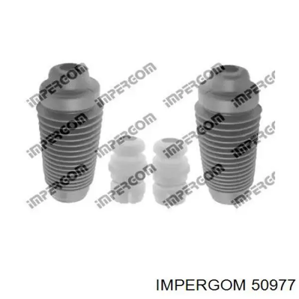 50977 Impergom Pára-choque (grade de proteção) de amortecedor traseiro + bota de proteção