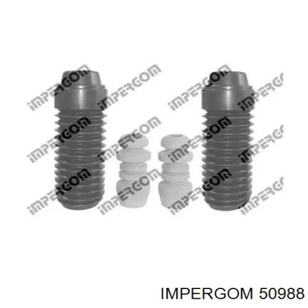 50988 Impergom Pára-choque (grade de proteção) de amortecedor traseiro + bota de proteção