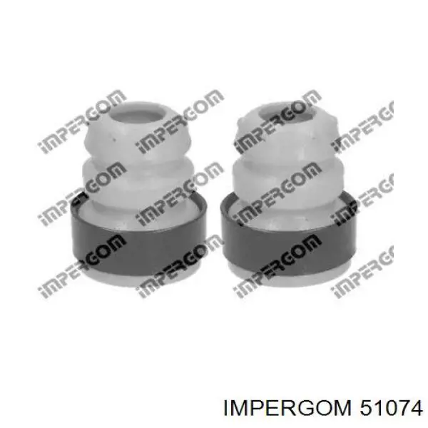 51074 Impergom Pára-choque (grade de proteção) de amortecedor dianteiro + bota de proteção
