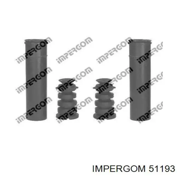 51193 Impergom Pára-choque (grade de proteção) de amortecedor traseiro