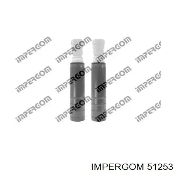 51253 Impergom Pára-choque (grade de proteção) de amortecedor traseiro + bota de proteção