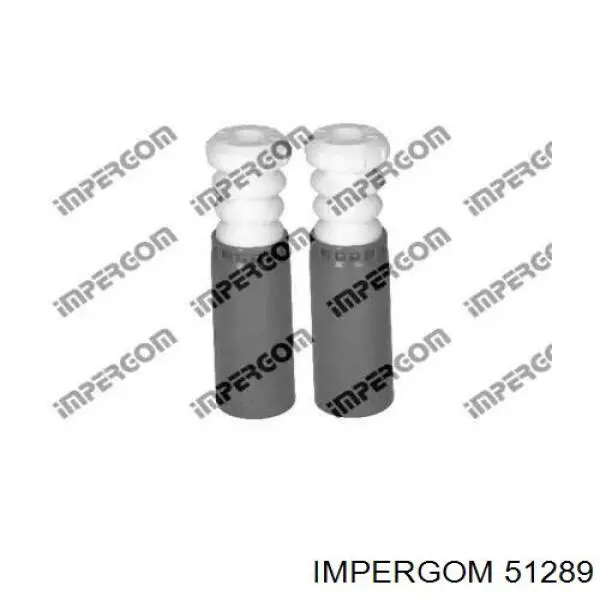 51289 Impergom Pára-choque (grade de proteção) de amortecedor traseiro + bota de proteção