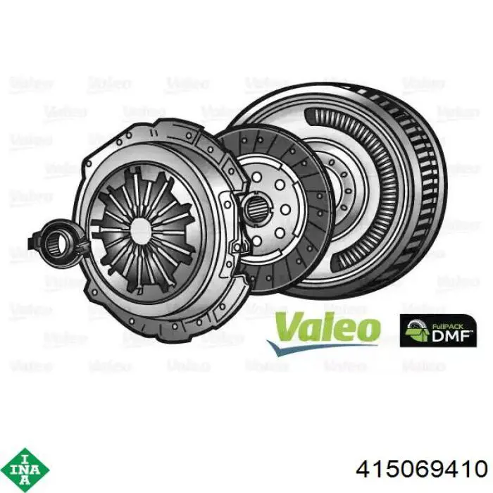 Volante de motor INA 415069410 preço, a partir de 410,38 USD
