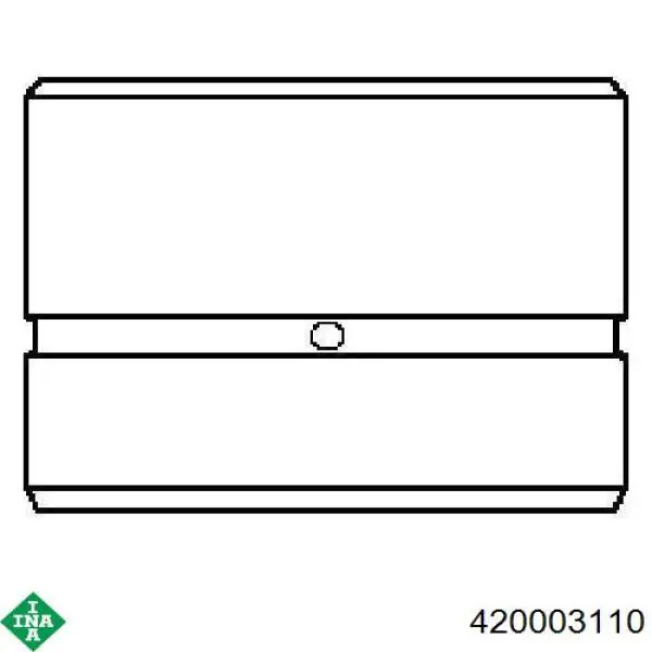 Compensador hidrâulico (empurrador hidrâulico), empurrador de válvulas INA 420003110 preço, a partir de 12,56 USD