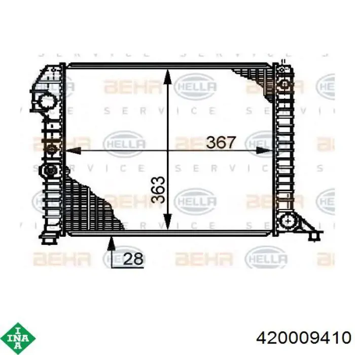 Compensador hidrâulico (empurrador hidrâulico), empurrador de válvulas INA 420009410 preço, a partir de 21,57 USD