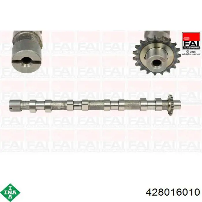 Árvore distribuidora de motor de admissão INA 428016010 preço, a partir de 172,46 USD