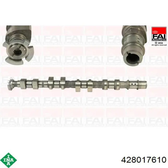 428017610 INA Árvore distribuidora de motor de escape