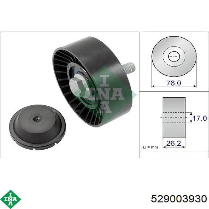 Compre 529053430 INA Correia dos conjuntos de transmissão, kit