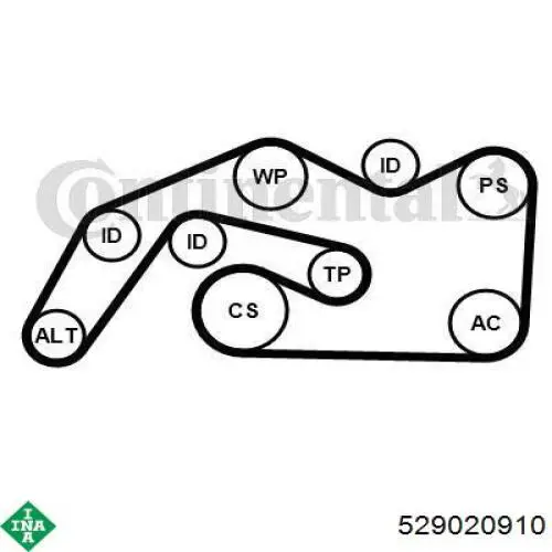 Correia dos conjuntos de transmissão, kit INA 529020910 preço, a partir de 162,86 USD