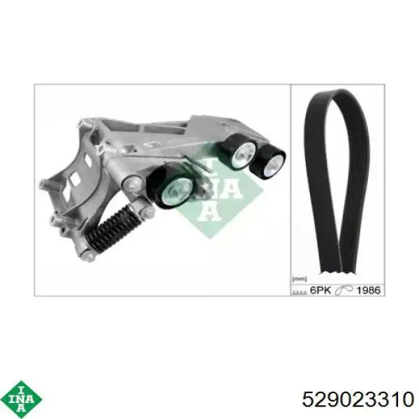 K016PK1986EST Gates Correia dos conjuntos de transmissão, kit